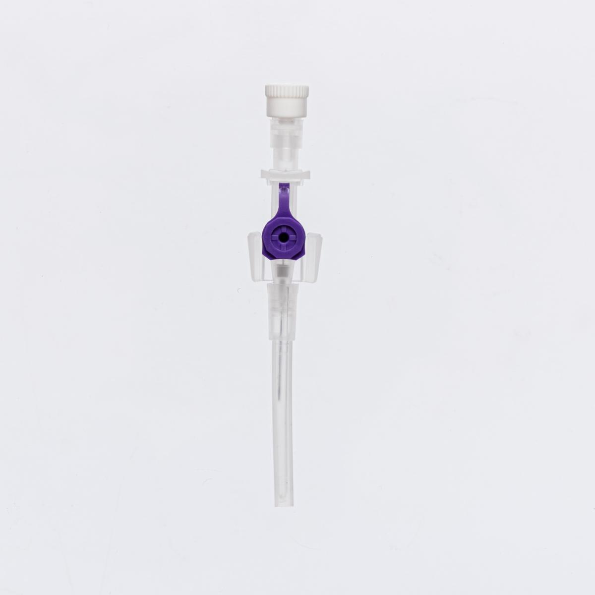 Endure IV Catheter with Injection Valve and Wings G26 Endure Medical